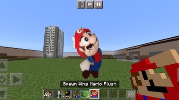 Wing Mario Plush Nextbot Added in Minecraft PE | NNF_Part2_Addon