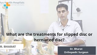 What are the treatments for slipped disc or herniated disc? screenshot 2