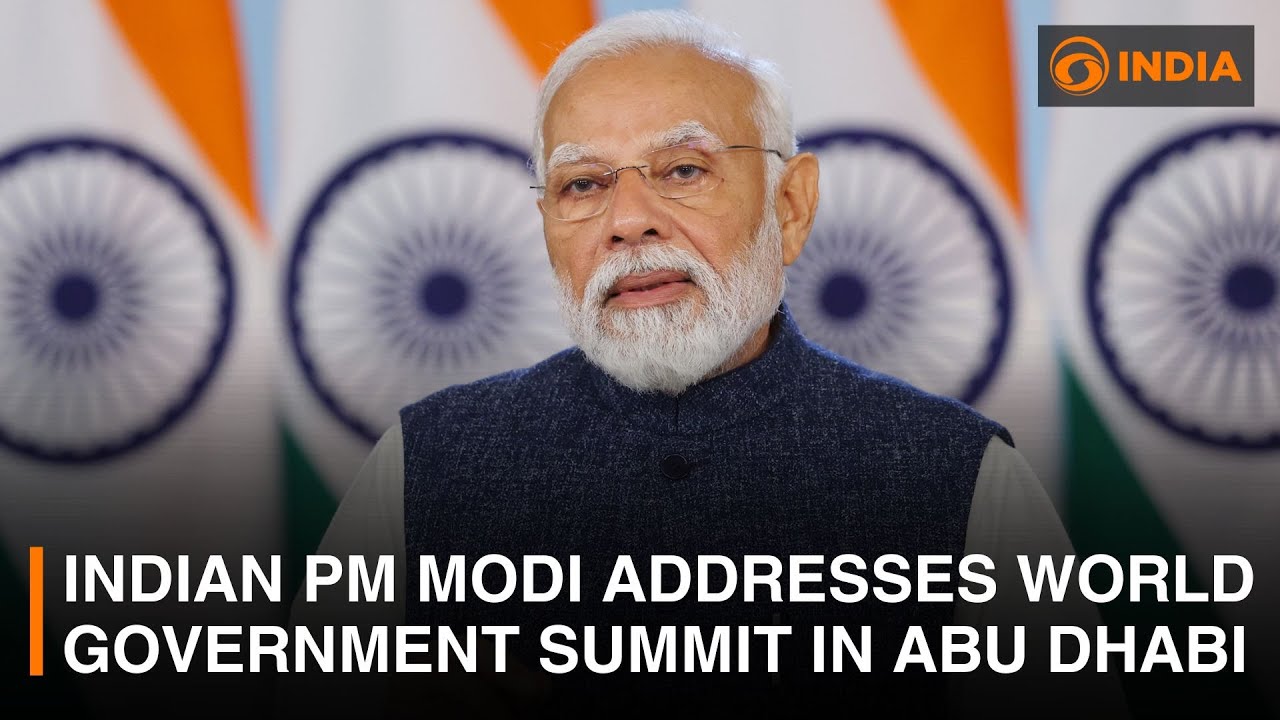 Modi Address Indian PM Modi's Address at World Government Summit in Abu Dhabi, UAE ...