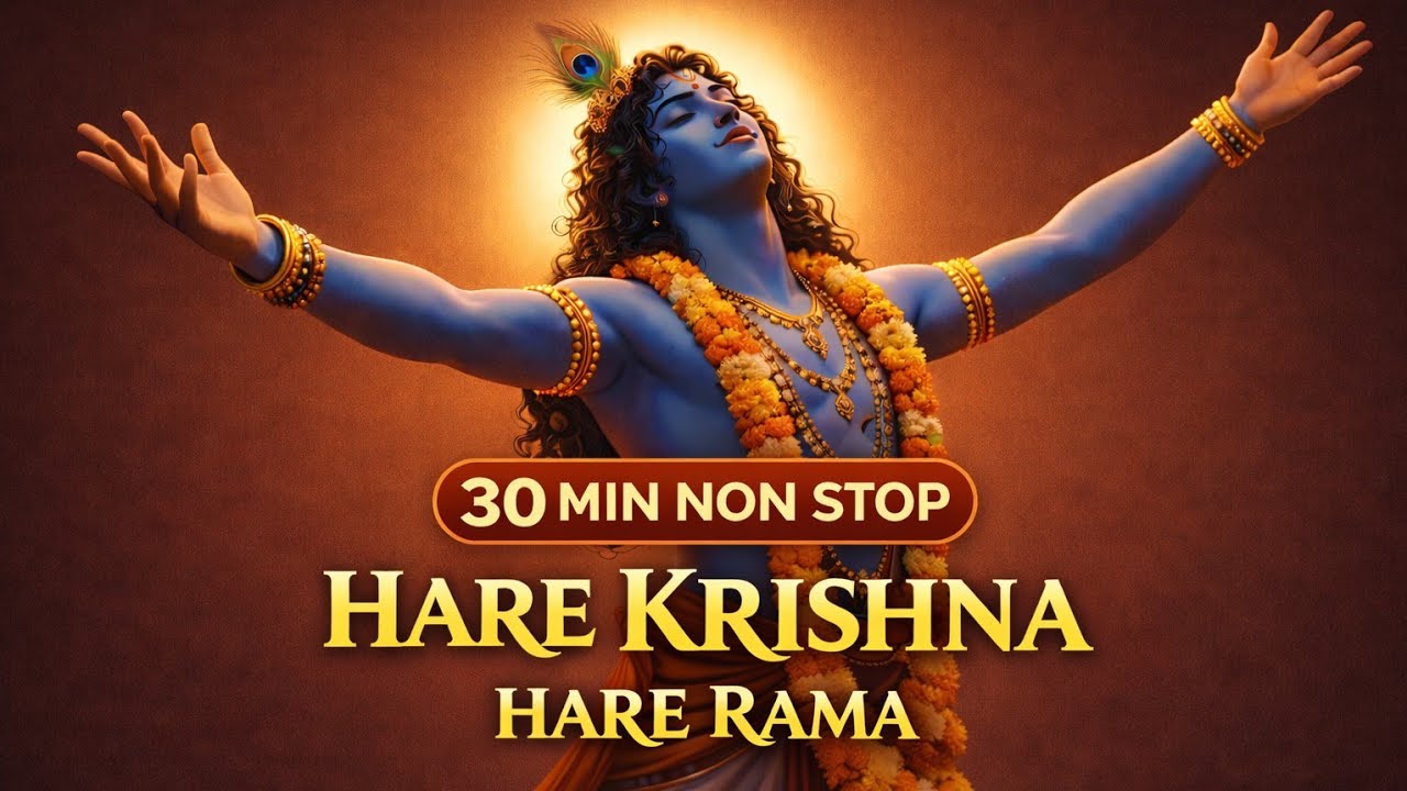 Hare Krishna Hare Rama Mahamantra | 30 min Devotional Chanting for Peace & Meditation (30 Min)