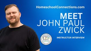 Meet John Paul Zwick Computer Science Instructor At Homeschool Connections