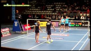 NK badminton 2015: Finals XD Selena Piek/Jacco Arends (2) vs Samantha Barning/Jorrit de Ruiter (1)
