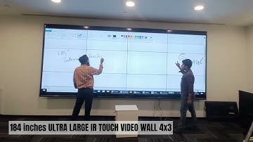 184 inch IR Multi Touch Screen for Ultra Size Video Wall from AMS