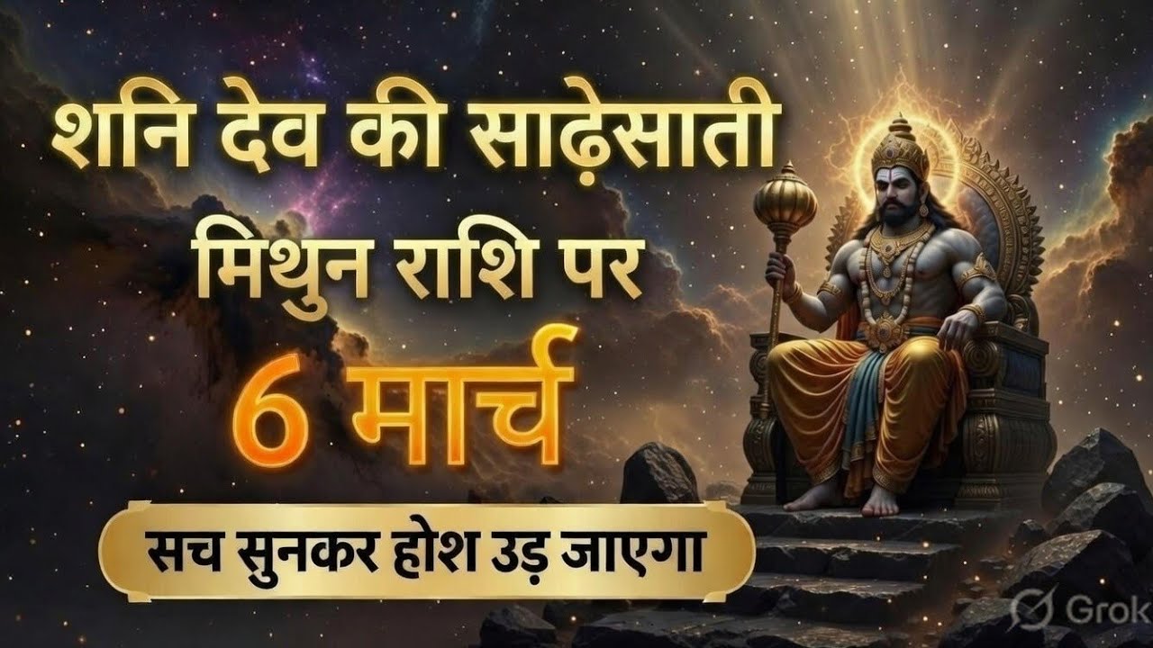 मिथुन राशि पर शनि देव की साढ़ेसाती का पूरा सच | जीवन में आएगा बड़ा बदलाव 