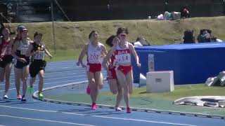 20230409全九州都市対抗陸上 女子800m決勝
