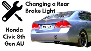 How To Replace a Honda Civic 8th Gen Brake Light