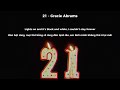 [Lyrics + Vietsub] 21 - Gracie Abrams