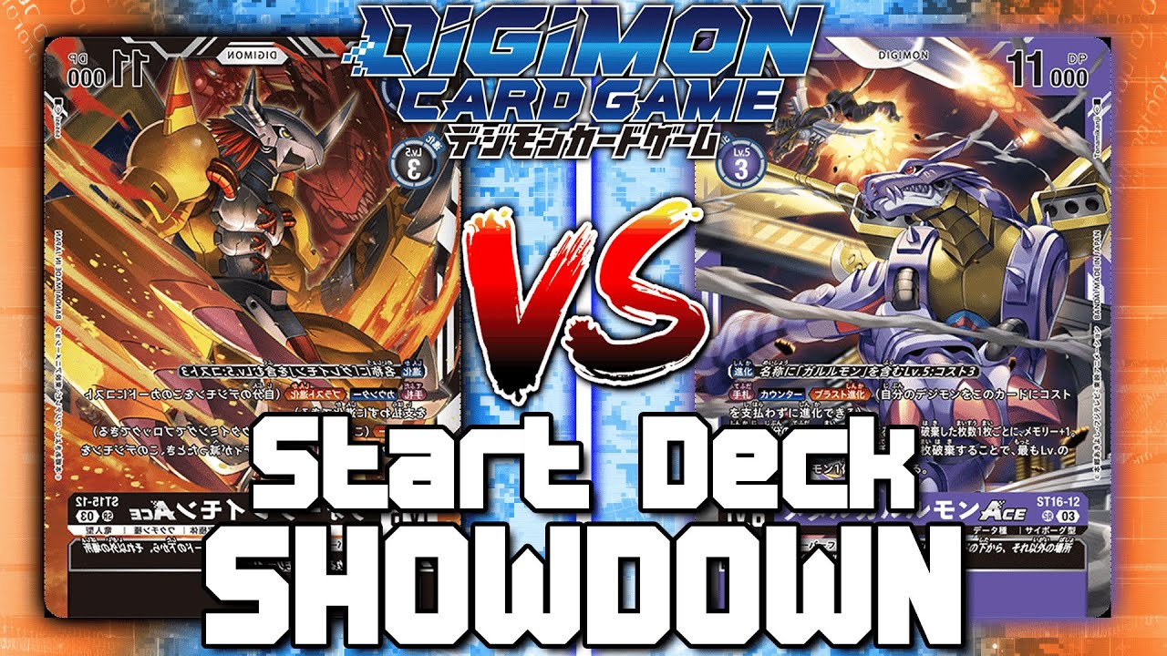 ACEs Clash! Testing the new WarGreymon VS MetalGarurumon Start Decks! | Digimon Card Game ST-15/16