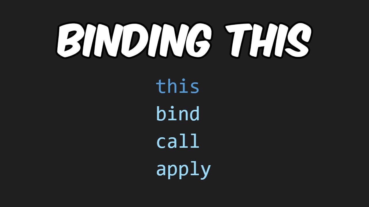 This, Bind, Call and Apply in JavaScript Explained