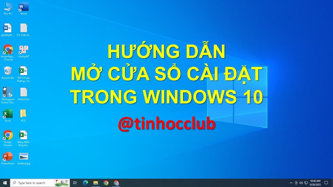 Setting Cho Window Hướng dẫn mở cửa sổ cài đặt (settings) trong Windows 10 | Cách mở ...