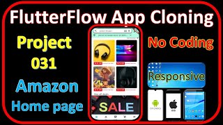 Famous FlutterFlow App Cloning |Amazon home page | flutterflow app development Pr_031 Wealth
