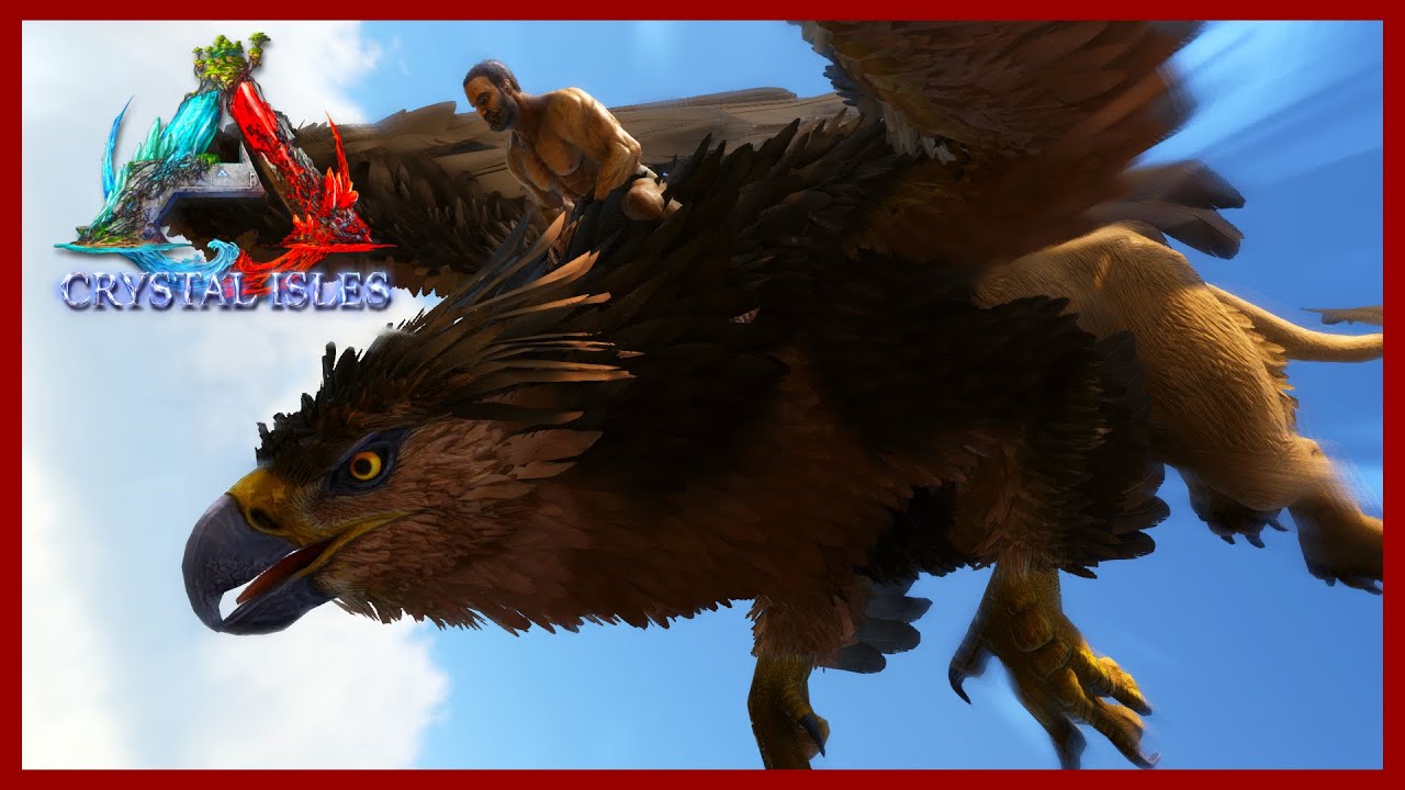 Speed Momentum Ark Max Level Griffin Trapping Taming Crystal Isles Map Ep18 YouTube
