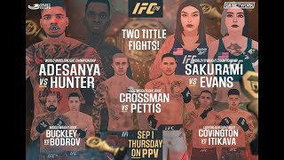 IFC 176  ADESANYA vs HUNTER TEASER 04.09.2022