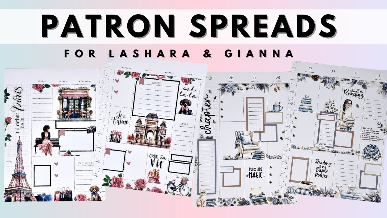 ПЛАНИРУЙТЕ ВМЕСТЕ СО МНОЙ | РАЗВОРОТЫ ДЛЯ ЛАШАРЫ И ДЖИАННЫ | СЧАСТЛИВЫЙ ПЛАНИРОВЩИК