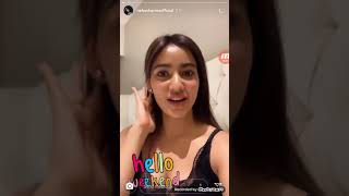Neha Sharma Live Instagram Stories 20Th July 2019