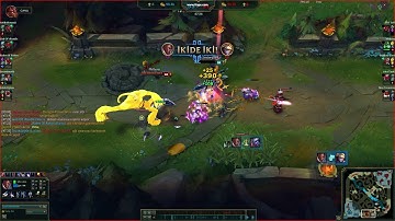 Lucian Kite & Dodge 1v4 League of Legends