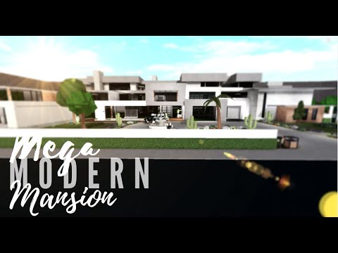 Bloxburg 2 6m Mega Modern Mansion Tour Roblox Youtube - luxury carsultra modern home showcase roblox