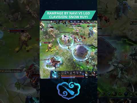 🔥1ST RAMPAGE at Clavision: Snow Ruyi NaVi vs LGD | Dota 2