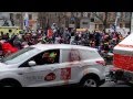 Santa claus parade in montreal 2014