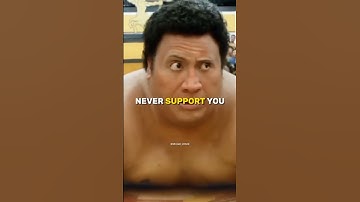 Thumbnail of PEOPLE WILL NEVER SUPPORT😈🔥~ Dwayne Johnson 😈 Attitude status 😎🔥~ motivation whatsApp status🔥