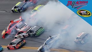 The 'big one' strikes at Talladega, collecting 21 cars