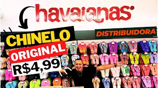 LOUCURA HAVAIANAS ORIGINAL R$ 4,99 FUI NO ATACADO DOS CHINELOS