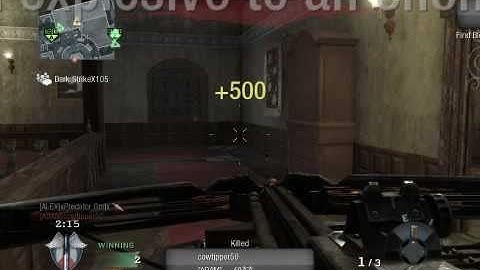 Black Ops crossbow spawn kill search and destroy