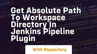 get absolute path to workspace directory in jenkins pipeline plugin