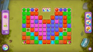 Gardenscapes level 313 - 11 Moves - No Boosters #Bubunka