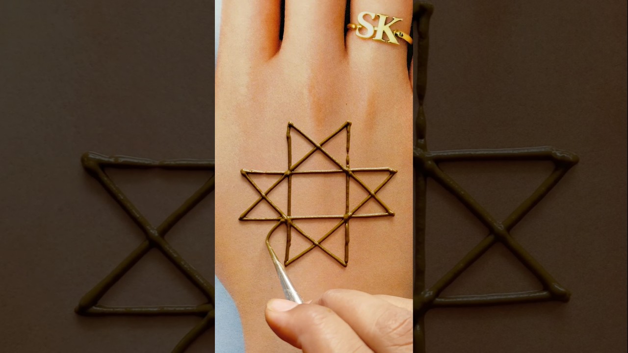 Easy Mehndi Design for Beginners ✨ | Step by Step”“Minimal Mehndi Design 💫 | Less is More Trend”