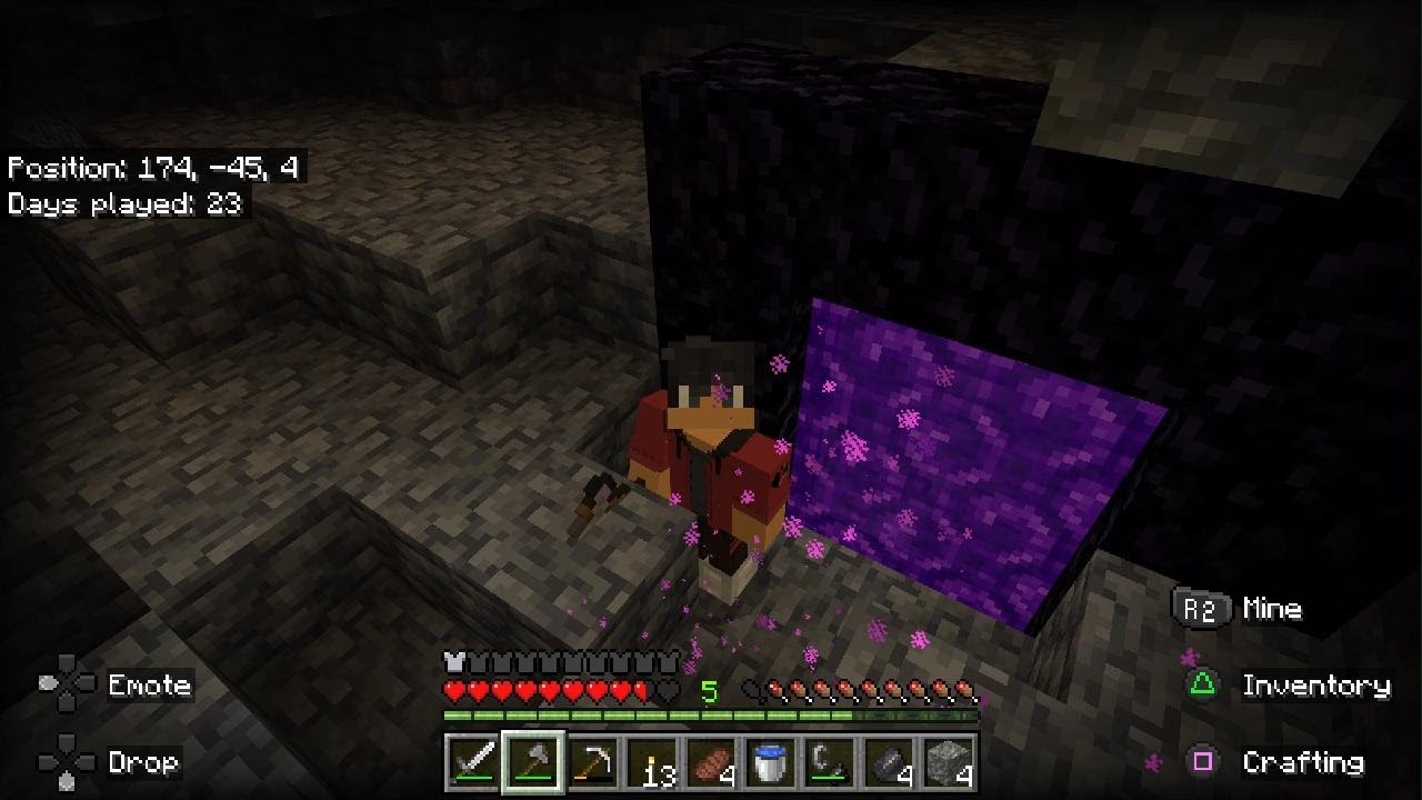 I unlocked the nether!!! - YouTube