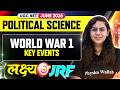 UGC NET Political Science | UGC NET Political Science World War 1: Key Events
