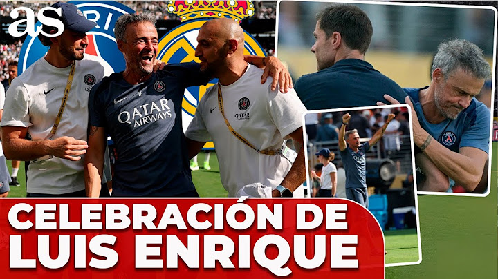 La 'LOCA' CELEBRACIÓN de LUIS ENRIQUE que NO SE VIO en TELECINCO tras el PSG 4 vs REAL MADRID 0