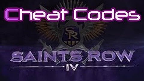 ★Saints Row 4 - All Cheat Codes Guide