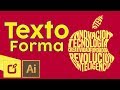 🔴 INNOVADOR¡¡ Como Hacer Forma con Texto en ILLUSTRATOR ⭐