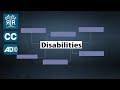 Audio described what are disabilities  rooted in rights explains