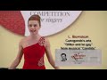 12. Margarita Levchuk (Belarus), International Virgilijus Noreika Competition Second round
