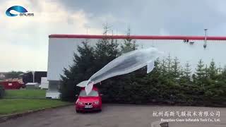 Amazing Flying Dolphin: Transparent, Inflatable, and Remote-Controlled!