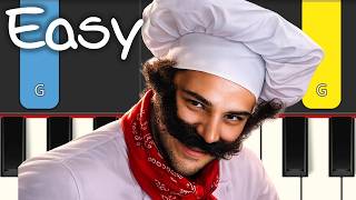 OMELETTE MAN SONG - EASY PIANO TUTORIAL