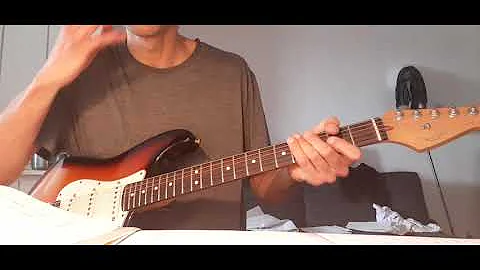 How to play Somewhere from Jimi Hendrix - Guitar tutorial by Karl Philippe Fournier
