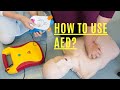 How to use automated defibrillator aed