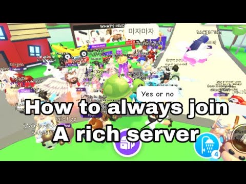 How do I join a rich server on Adopt Me? - AdoptMe Pro