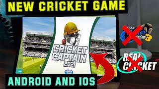 New cricket game for android and ios | Cricket captain 2021 | Hd graphics screenshot 2