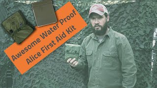 Awesome Waterproof First Aid - US Military ALICE Individual First Aid Kit With Insert