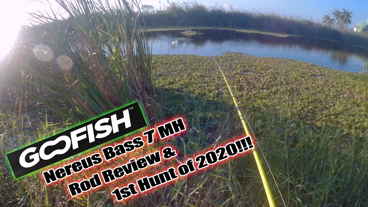 Goofish Nereus Bass Rod Review & 1st Hunt of 2020! I Baticasting