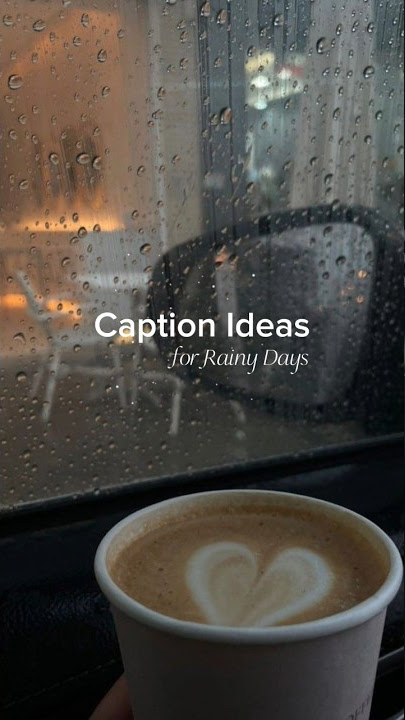Perfect Instagram captions for a cold, rainy day! ☔🌧️💦 #instagram #caption #ideas