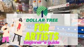 ARTIST beginners guide from Dollar Tree / TONS of ideas