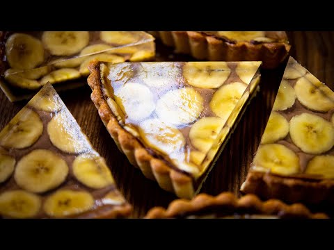 How to make "Chocolate & Banana Jelly Tart Cake"