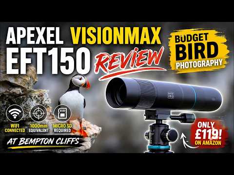 APEXEL VisionMax APL-ETF150 超望遠カメラ　野鳥観察 Apexel VisionMax ETF150 Telephoto Lens Review - YouTube