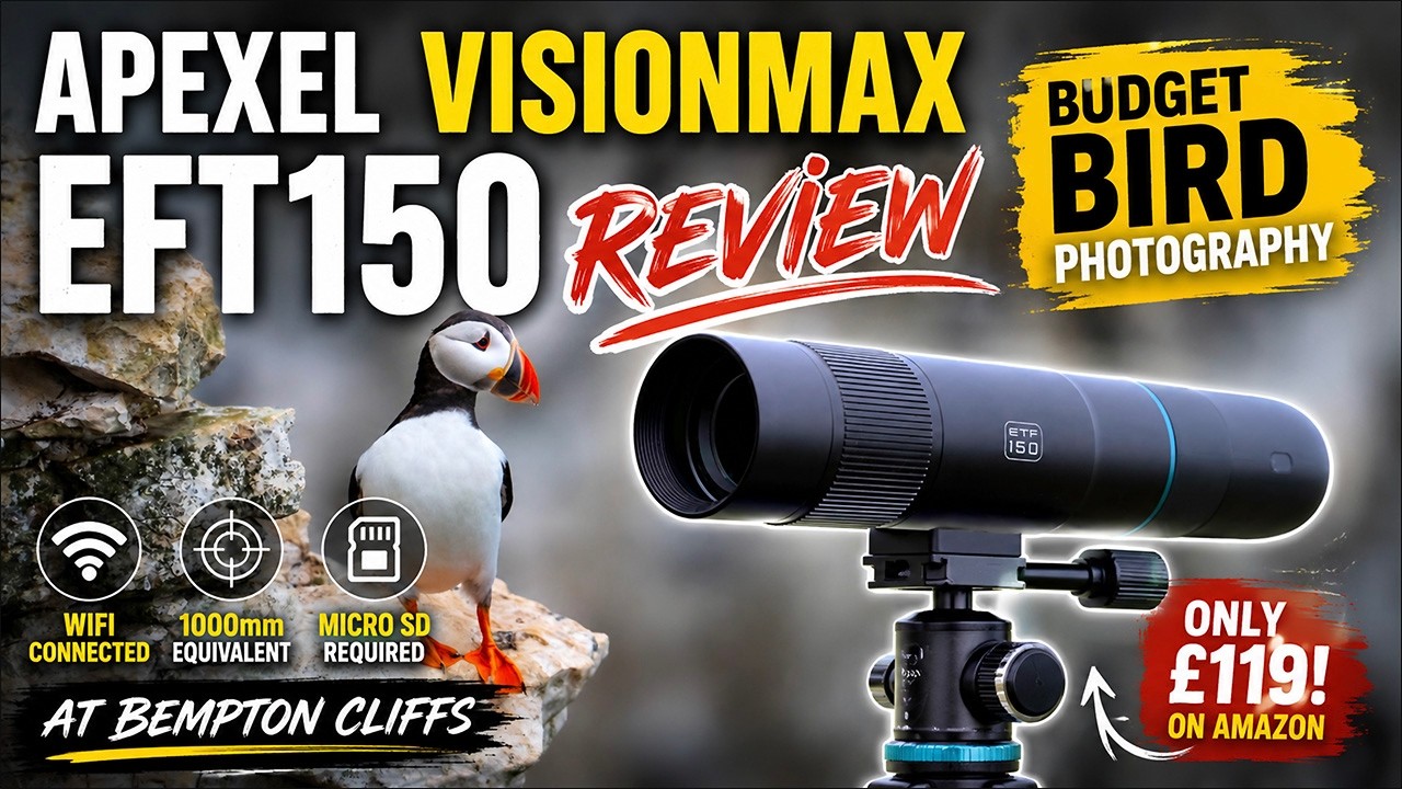 Apexel VisionMax ETF150 Telephoto Lens Review - YouTube
